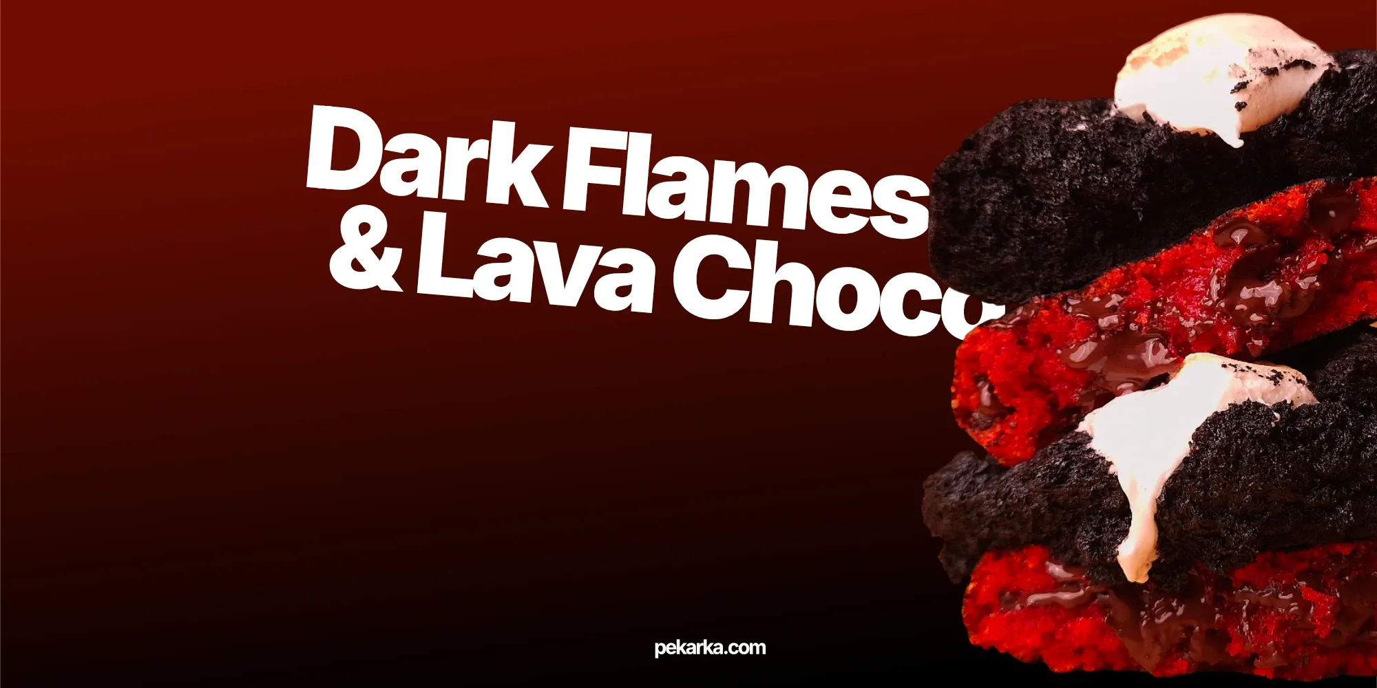 Dark Flames & Lava Choco Cookies